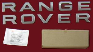 Range Rover Classic bonnet Lettering RANGE ROVER - Titanium Silver Preview